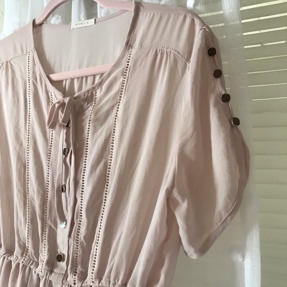 Blush Pink Dainty Dress - Picture 3 of 4